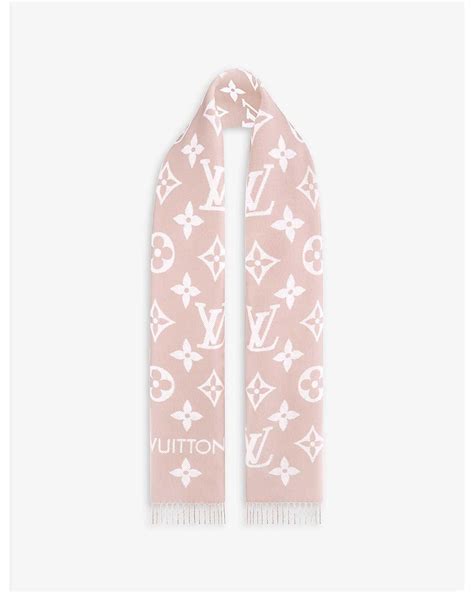 louis vuitton monogram scarf selfridges